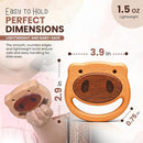 100% Wooden Baby Toy | No Paint, No Plastic | Eco-Friendly Rattle for 0–6 Months by TinyTreasures Baby Boutique