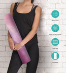 Non Slip Yoga Mat TPE Workout Mat for Men Women, Thick Workout Mat with Carrying Strap, Fitness Mats for Exercise, Yoga, Fitness, Pilates, Floor Workouts (72" x 24" x 6mm) by TinyTreasures Baby Boutique