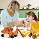 Crochet Kit for Beginners, Learn to Crochet, Include Easy Knitting Soft Yarn, Step-by-Step Video Tutorial, Hook, Holiday Birthday Gift for Adults and Kids(Highland Cow) by TinyTreasures Baby Boutique