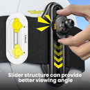 Fixed Headrest Car Mirror for Baby Rear Facing Fit Tesla Shatterproof Baby Mirror for Car Back Seat 360° Wide Clear View Never Shake Crash Tested Stable Velcro Strap Newborn Baby Essentials by TinyTreasures Baby Boutique