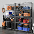 1250 lbs Storage Shelving Utility Shelving Unit 5-Tier Utility Shelving Unit Steel Organizer Wire Rack for Home,Kitchen,Office (13.7" D x 23.6" W x 62.4" H) by CozyNest Decor