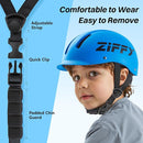 ZIFFY Kids/Toddler Bike Helmet, Adjustable, Lightweight, Safety Certified Scooter Helmet for Boys & Girls with Washable Inner Lining, 2 Sizes, 4 Colors – Fits Toddlers to Youth by TinyTreasures Baby Boutique