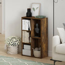 Furinno Luder 5-Cube Open Shelf Bookcase, Bookshelf, Amber Pine by TinyTreasures Baby Boutique