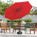 10ft Outdoor Patio Umbrella - Table Umbrella Waterprool UV Protection, Sombrillas de Patio with Push Button Tilt&Crank, Sun Umbrella for Pool, Porch, Garden, Deck, Backyard(Red) by GreenHaven Gardens