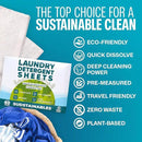 Sudstainables Laundry Detergent Sheets (60 Loads) – Eco-Friendly, Zero Waste, Plastic-Free Laundry Washing Machines Soap Sheets; Dissolvable, Space-Saving Strips for Travel (Fresh Linen) by CozyNest Decor