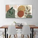 Tsomzxng Canvas Art Wall Decor Abstract Boho Wall Art For Living Room Modern Century Canvas Prints Paintings Pictures Green Botanical Bohemain Wall Art For Hotel Home Wall Artwork 24x48 Inch by CozyNest Decor
