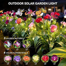 Solar Flowers Lights Outdoor Waterproof, 6 Pack 2 in 1 Solar Butterfly Bouquet for Garden Decor, LED Warm Lighting Garden Lights Outdoor for Pathway Yard Patio Decoration by GreenHaven Gardens