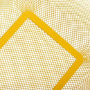 Metal Mesh Steel Basket, Storage Organizer Basket Multi-functional Hanging Kitchen Baskets Fruit Baskets with Wooden Handle for Kitchen Bathroom Picnic Shopping Decor Cabinet Home, Yellow by GreenHaven Gardens