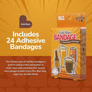 BioSwiss Bandages, Cold Beverage Shaped Self Adhesive Bandage, Latex Free Wound Care, Fun First Aid Kit Supplies for Adults, 24 Count by TinyTreasures Baby Boutique