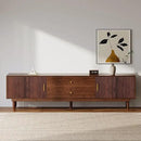 Mid Century Modern TV Stand for 75 inch TV, 78.7" Walnut TV Console with 2 Storage Cabinet & 2 Drawers, Entertainment Center, Media Console for Living Room/Bedroom by CozyNest Decor