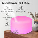 BlueHills Premium 1000 ML XL Essential Oil Diffuser Aromatherapy Humidifier with Remote for Large Room Home 18 Hour Run Huge Coverage Area 1 Liter Mood Lights Extra Large Capacity White D001 by TinyTreasures Baby Boutique