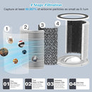 Air Purifiers for Home Large Room up to 3000 Sq Ft, CARD 400 m³/h+ Upgraded H14 Ture Hepa Air Filter, Air Purifier with Air Quality Monitor, 22dB Sleep Mode by TinyTreasures Baby Boutique