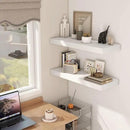 Fun Memories White Floating Shelves 30x 12 Inch, Deep Floating Shelf Wall Mounted, 12" Deep Wall Shelves for Books, Bathroom, Bedroom, Kitchen, Thicked Shelves for Home Storage & Display, Set of 2 by CozyNest Decor