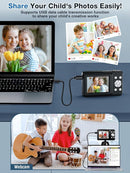Digital Camera,FHD 1080P Kids Camera 44MP Point and Shoot Digital Cameras with 32GB Card,16X Zoom,Anti-Shake,Date Stamp,Compact Small Cameras Photography for Kids Student Teen Girl Boy(Black) by TinyTreasures Baby Boutique
