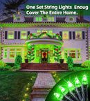 750 LED Outdoor Christmas Lights Decorations, 246ft Green Wire LED Christmas String Lights with Timer Memory, Twinkle Lighs for Indoor Outdoor Xmas Party Christmas Tree Wedding Garden Patio Green by GreenHaven Gardens