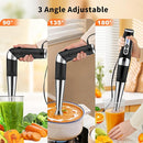 Immersion Blender Handheld, 3-Angle Adjustable with 21-Speed Electric Hand Emulsion Stick Blender with Stainless Steel Blade for Milkshakes, Puree, Soup, Baby Food, Smoothies by TinyTreasures Baby Boutique