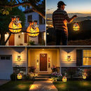 2 Pack Solar Lanterns for Outside Hanging,Solar Garden Lights Outdoor Waterproof with Flickering Flame,Led Lantern for Patio Yard Camping Halloween Decorations,Gardening Gifts for Mom by CozyNest Decor