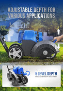 Wild Badger Power Sidewalk Edger Lawn Tool Gas 31cc WB31CCED, Blue by GreenHaven Gardens