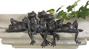 Lazy Daze Knot of Frogs Sill Sitters by GreenHaven Gardens