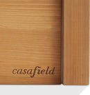 Casafield Outdoor Raised Garden Bed - Wooden Planter Box for Vegetables, Grass, Lawn, and Yard - 96 x 28 x 10, Natural by GreenHaven Gardens