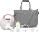 Spectra Baby S2 Plus Premier Electric Breast Pump with Grey Tote Premium Accessory Kit - 24 mm by TinyTreasures Baby Boutique
