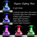 Qianwei 3D Crystal Fairy Decor - Guardian Angel Statue, Sympathy & Birthday Gifts, Christian Keepsake & Paperweight