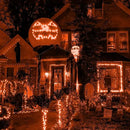 HISHINY Halloween Lights Outdoor,100LED 5ftx5ft Orange Net Lights with Connectable, Waterproof,UL Certified and Durable Green Wire Design for Bushes,Shrubs,Halloween Decorations Outdoor by GreenHaven Gardens