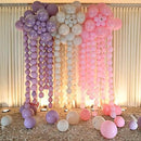 Sand White Quick Link Balloons, 60PCS Linking Balloon for Making Balloon Wall Arch Chains, Cream Beige Linked Balloons for Wedding Birthday Baby Shower Engagement Graduation Party Decorations (10inch) by CozyNest Decor