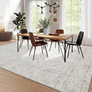 COZYLOOM 10x13 Area Rug Living Room Washable Rugs Stain Resistant for Bedroom Soft Floor Carpet Non Slip Distressed Geometric Carpet for Dining Room Laundry Room Office, Ivory by TinyTreasures Baby Boutique