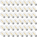 S14 Replacement LED Light Bulbs, Shatterproof & Waterproof 2W S14 LED Bulbs, Outdoor String Lights , E26 Base Patio Edison LED Light Bulbs, Warm White 2200K Plastic 150ML Non-Dimmable 48 Pack by GreenHaven Gardens