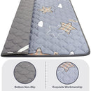 Baby Play Mats for Floor, Thick 50x50 Inch Crawling Mat for Playpen,Foam Playmats for Babies and Toddlers Infants, Foldable and Machine Washable(Grey) by TinyTreasures Baby Boutique
