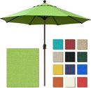EliteShade USA 10-Year-Non-Fading 10Ft Market Umbrella Patio Umbrella Outdoor Table Umbrella with Ventilation, Macaw Green by GreenHaven Gardens