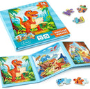 Magnetic Jigsaw Puzzles for Toddlers Kids 3-8 Boys,(3 36-Pieces) Travel Puzzles Toys for Kids Ages 4-6,Take-Along Car Airplane Road Trip Activities Game for 3 4 5 6 7 8 Year Old Birthday Gift by TinyTreasures Baby Boutique