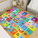 Kids Rug for Playroom, Kids Baby Playmat with Alphabet, Month, Weather, Week and Shapes ABC Educational Rug, Play Mat Carpet for Bedroom Classroom (78.7X59 INCH, Weather) by TinyTreasures Baby Boutique