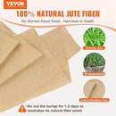 VEVOR Burlap Fabric Roll, 14” x 150 ft High Density Natural Jute Fiber Material for Outdoor Plant Care, Tree Wrap Roll, Decor, DIY Crafts, Wedding, Garden Weed Barrier, Plants & Trees Winter Covering by GreenHaven Gardens