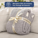 NEXHOME PRO Super Soft Throw Blankets for Couch, Reversible Warm Blankets Cozy Knit Blanket for Women, Fuzzy Plush Lightweight Throws for Sofa, Bed, Picnic, Taupe Grey, 50 x 60 inches by TinyTreasures Baby Boutique