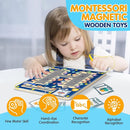 deli Magnetic Alphabet Maze, Wooden Montessori Toys for Tolddlers, Learning Educational Fine Motor Skills Toys for Kids 3 4 5 Year Old Gifts by TinyTreasures Baby Boutique
