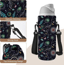 AUPET Water Bottle Bag Carrier,24oz/32oz Insulated Neoprene bottle Sling Holder Case Pouch Cover for 1000ML/750ML Bottles with Shoulder Strap for walking by TinyTreasures Baby Boutique