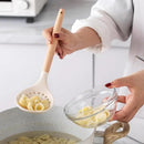 Country Kitchen Non Stick Silicone Utensil Set with Rounded Wood Handles for Cooking and Baking, 14 Piece Set, Khaki by CozyNest Decor