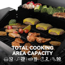 Royal Gourmet 4-Burner Propane Gas Grill with Warming Rack, Outdoor BBQ Grill with 34,000 BTUs Output for Patio Garden Barbecue Grilling, Black & Silver by GreenHaven Gardens