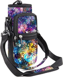 icolor Water Bottle Carrier Bag with Strap 25/32/40 oz Crossbody Bottle Holder with Phone Pocket Sling Sleeve Insulated Neoprene Water Bottle Pouch for Walking Travelling by TinyTreasures Baby Boutique