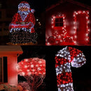 2 Pack Red and White Christmas Lights Indoor Outdoor, Super Bright 66FT 200 LED String Lights Waterproof, Twinkle Xmas Lights with Timer for Christmas Tree Decorations Bedroom Party Garden Patio Decor by GreenHaven Gardens