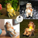 Miniature Hedgehog Figurine Garden Decor, Solar Resin Hedgehog Statue for Outside Garden Lawn Yard Patio& Home Office Decorations,Ideal Hedgehog Ornaments Garden Birthday Gifts for Mom Women Grandma by GreenHaven Gardens