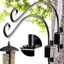 AJART Bird Feeder Hanger of Swivel Hanging Plant Bracket for Outdoor(Black) More Suitable for Outside birdhouses Plant Hooks (16"-2PCs) by GreenHaven Gardens