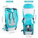 Baby Hiking Backpack Carrier with Rain Cover Sun Shade - Safe Backrest & Ergonomic Seat for Toddlers - Holds Up to 40 Pound - 6 Months to 3 Years by TinyTreasures Baby Boutique