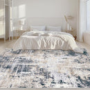 Area Rugs 6x9 Living Room: Washable Rug Modern Abstract Large Rugs Soft Non Slip Neutral Rug Stain Resistant Indoor Carpet for Bedroom Kitchen Dining Room Nursery Home Office Rugs(Black Brown,6'x9') by TinyTreasures Baby Boutique