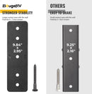 BougeRV Hitch Wall Mount, 2" Receiver, Max Hold Up to 300LBS, Bike Rack & Cargo Rack Storage, Hanging Garage Organizer, Trailer Hitch Receiver Hitch Bicycle Ski Rack Storage Organizer by GreenHaven Gardens