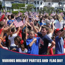 Super Tough Small American Stick Flags 4’’x6’’ | Cotton Outdoor Flag on 10’’ Wooden Stick with Spear Tip | Mini Flags Patriotic Decor for Various Holiday Parties and National Flag Day | 25 Pack by GreenHaven Gardens