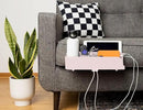 Squirrel Pink Bedside Perch for College Dorm Room Lofted Beds with USB-C & A Charging Ports, Teenage Gifts, Dorm Room Gifts, Gifts for college, fits most Hydro Flask, Oswala and Yeti bottles. by CozyNest Decor
