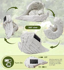 Pet Cat Solar Garden Memorial Statue – Outdoor Resin Angel Kitty with Solar Light, Guardian Angel Kitten Memorial Gift for Patio, Lawn, Yard, or Garden Decor by CozyNest Decor